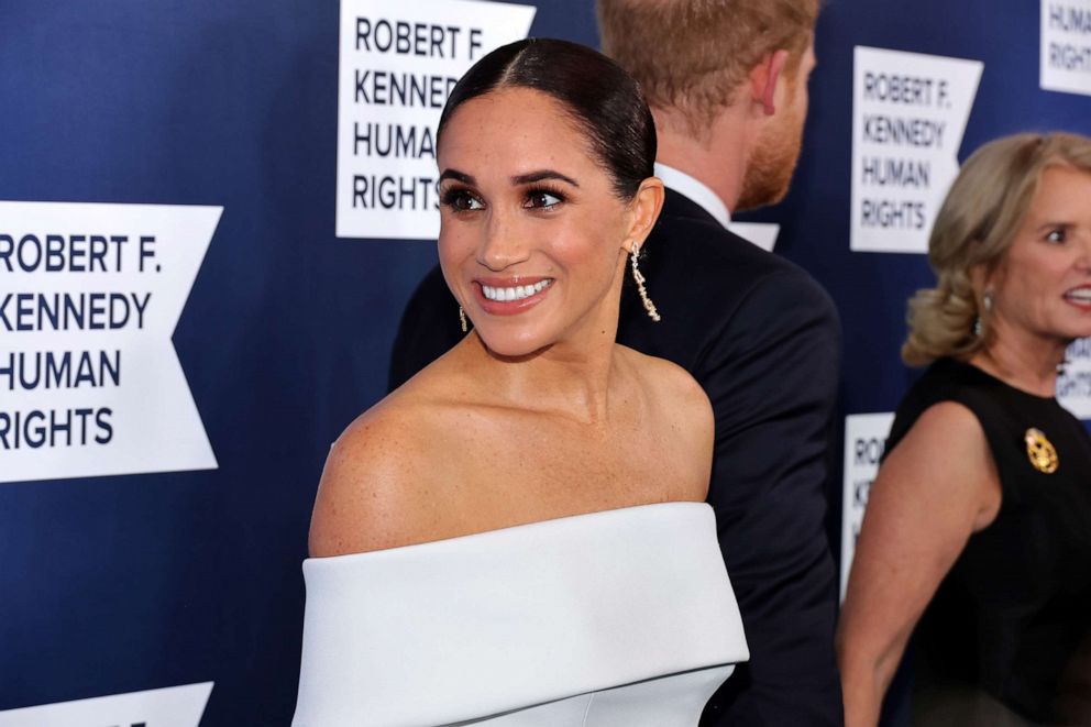 PHOTO: Meghan, Duchess of Sussex, attends Robert F.  Kennedy Human Rights Act 2022 at the New York Hilton on December 6, 2022, in New York.